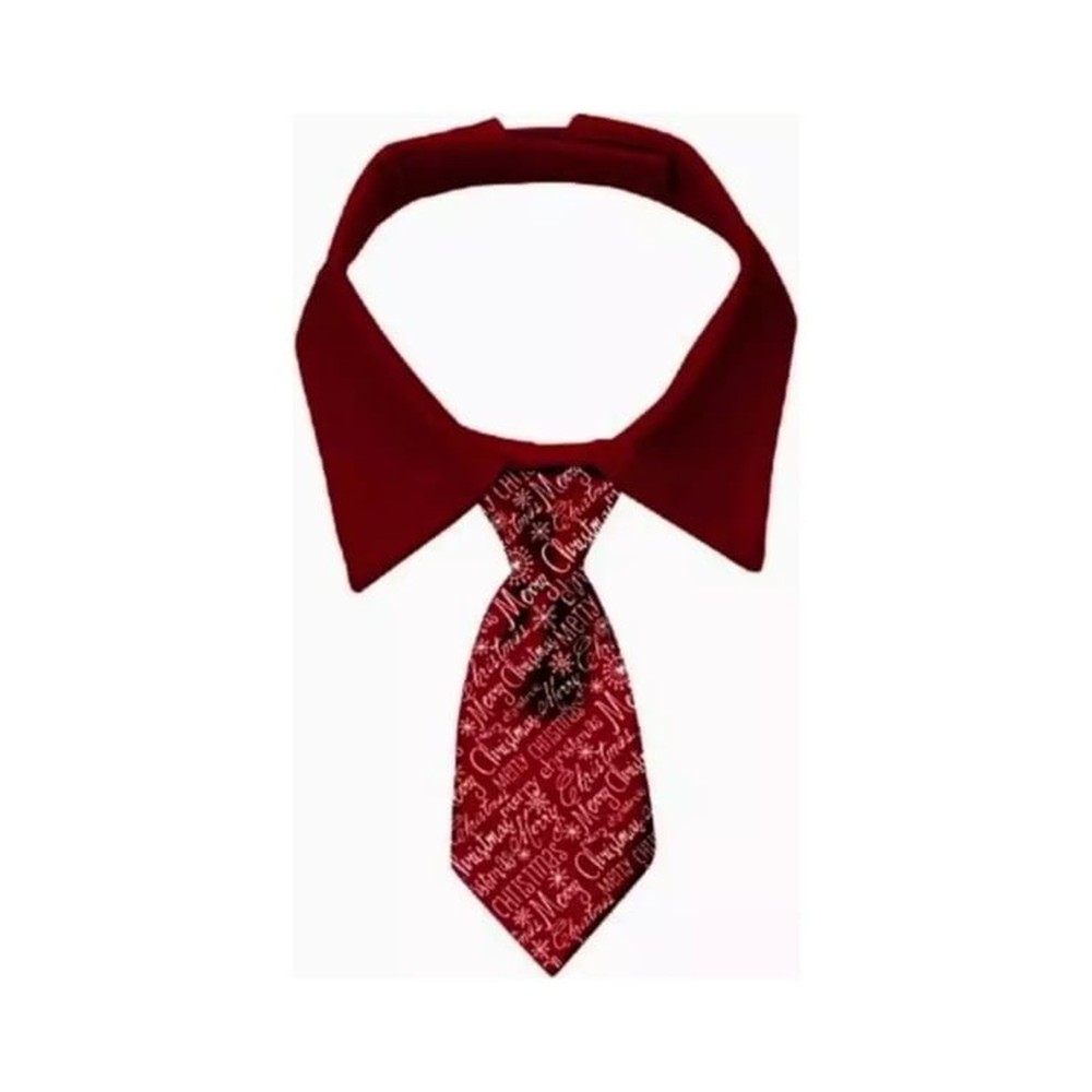 Tie Xmas Merry Christmas Cat XS
