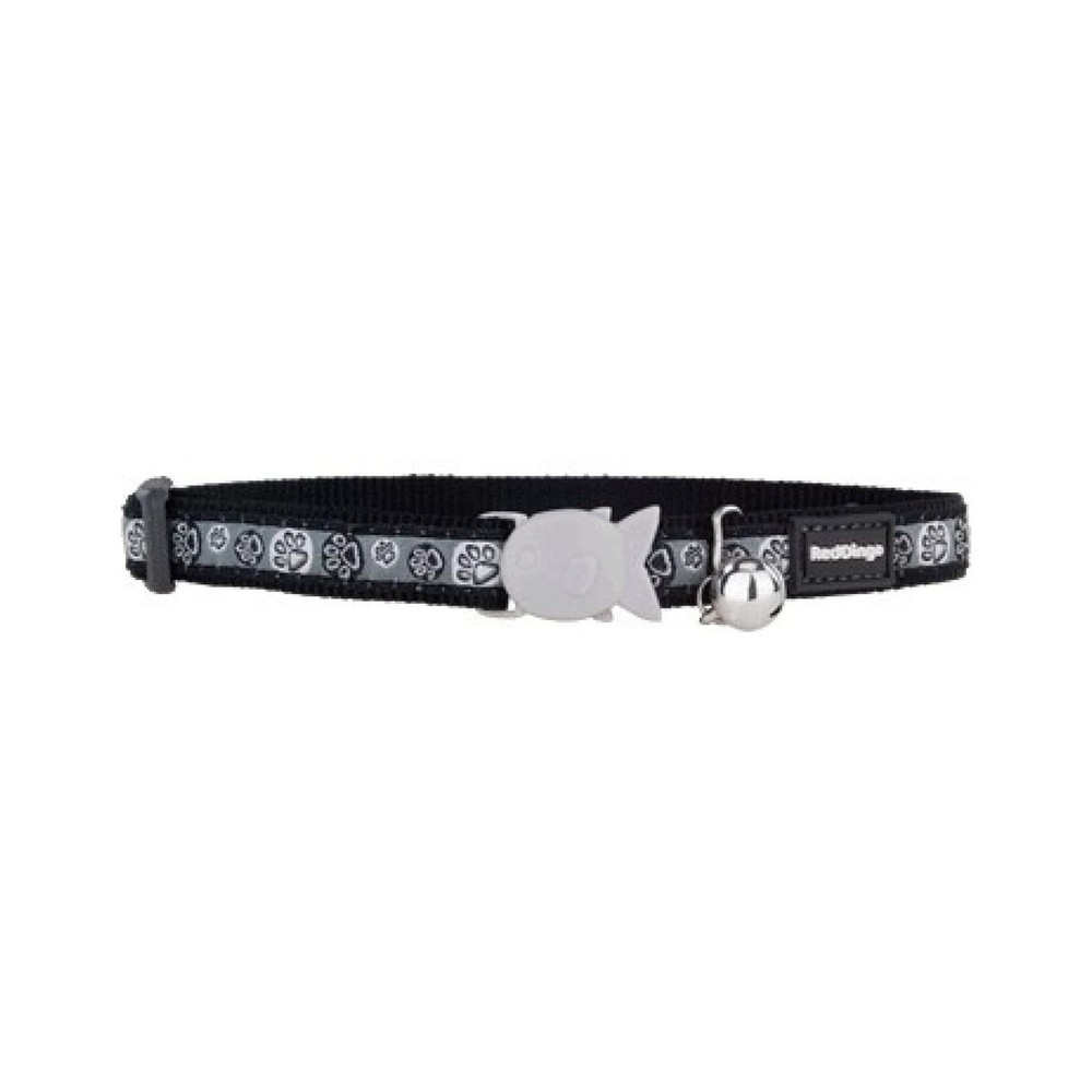 Cat collar design Paw black