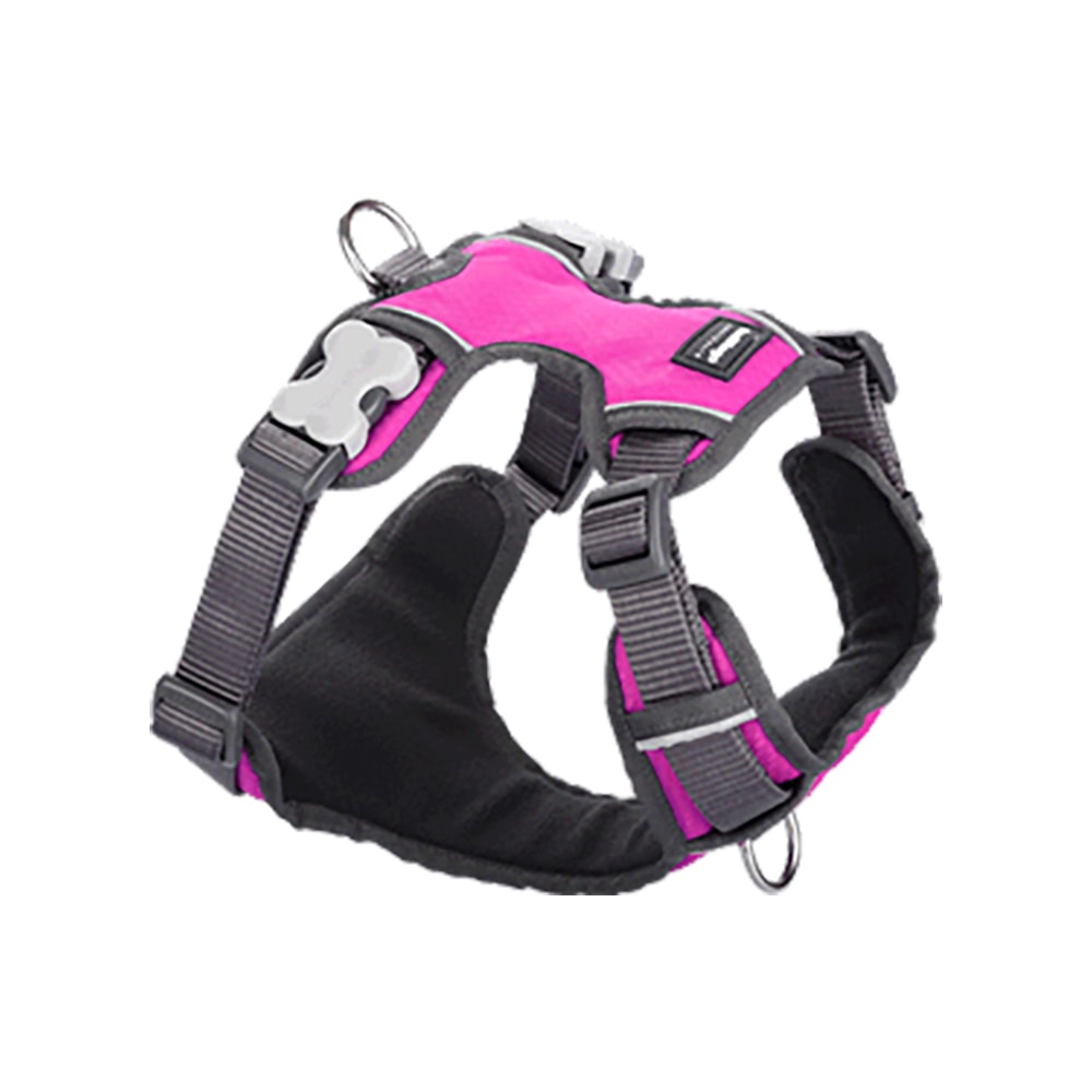 Dog Padded Harness Hot Pink S