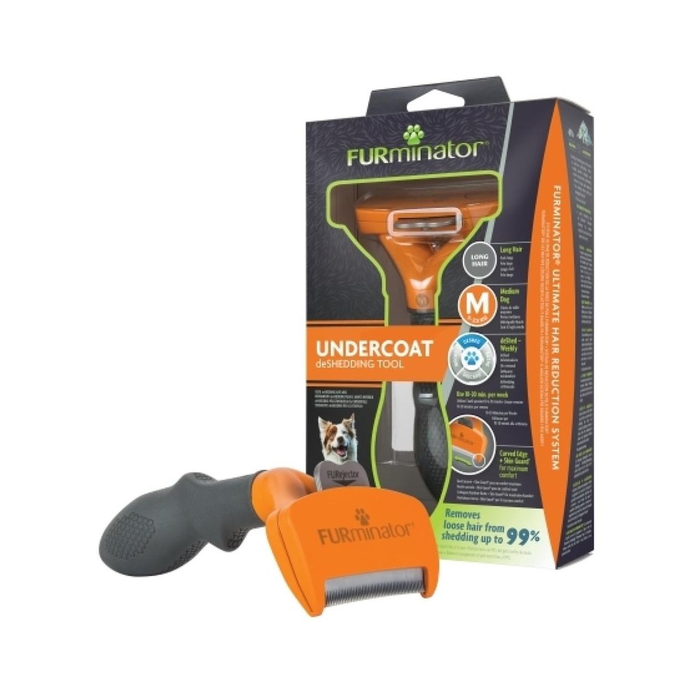 Furminator Med. f.síðhærða hunda