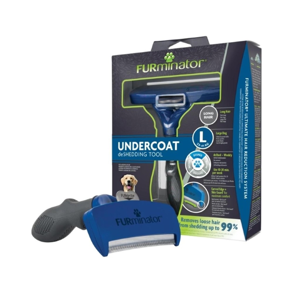 FURminator Large fyrir síðhærða hunda