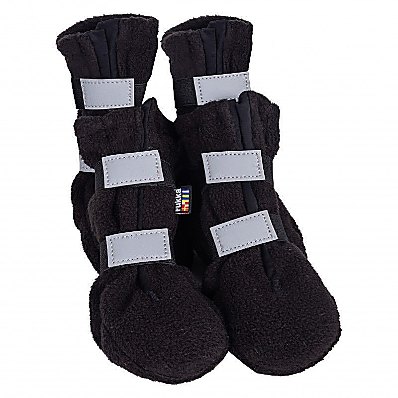 Fleece Boots Black – Size : 4