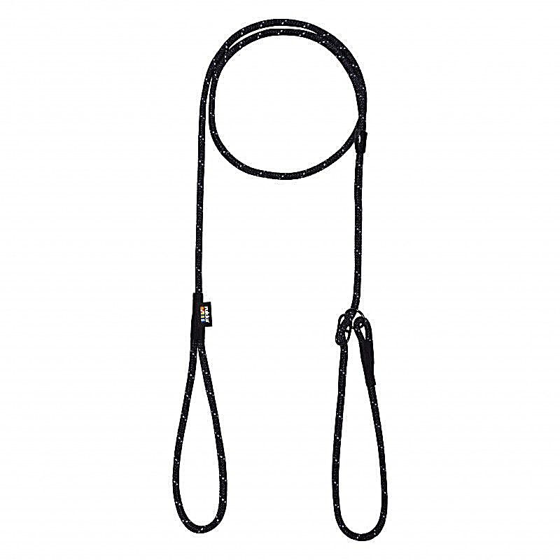Rope Retriever Leash Black S
