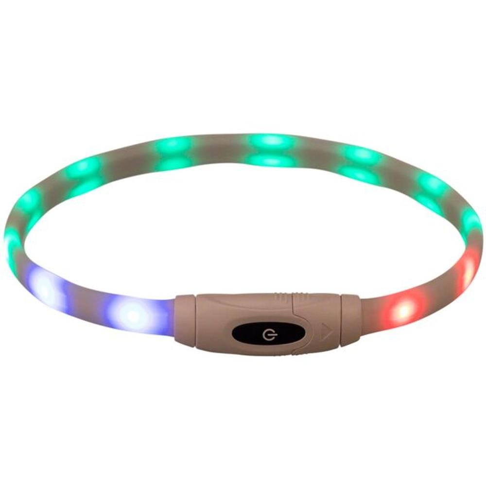Ljósahringur USB, XS-XL 65cm multi colou
