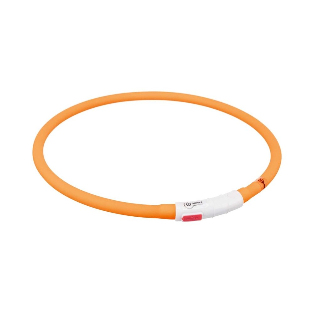 Ljósahringur USB, XS-XL 70 cm orange