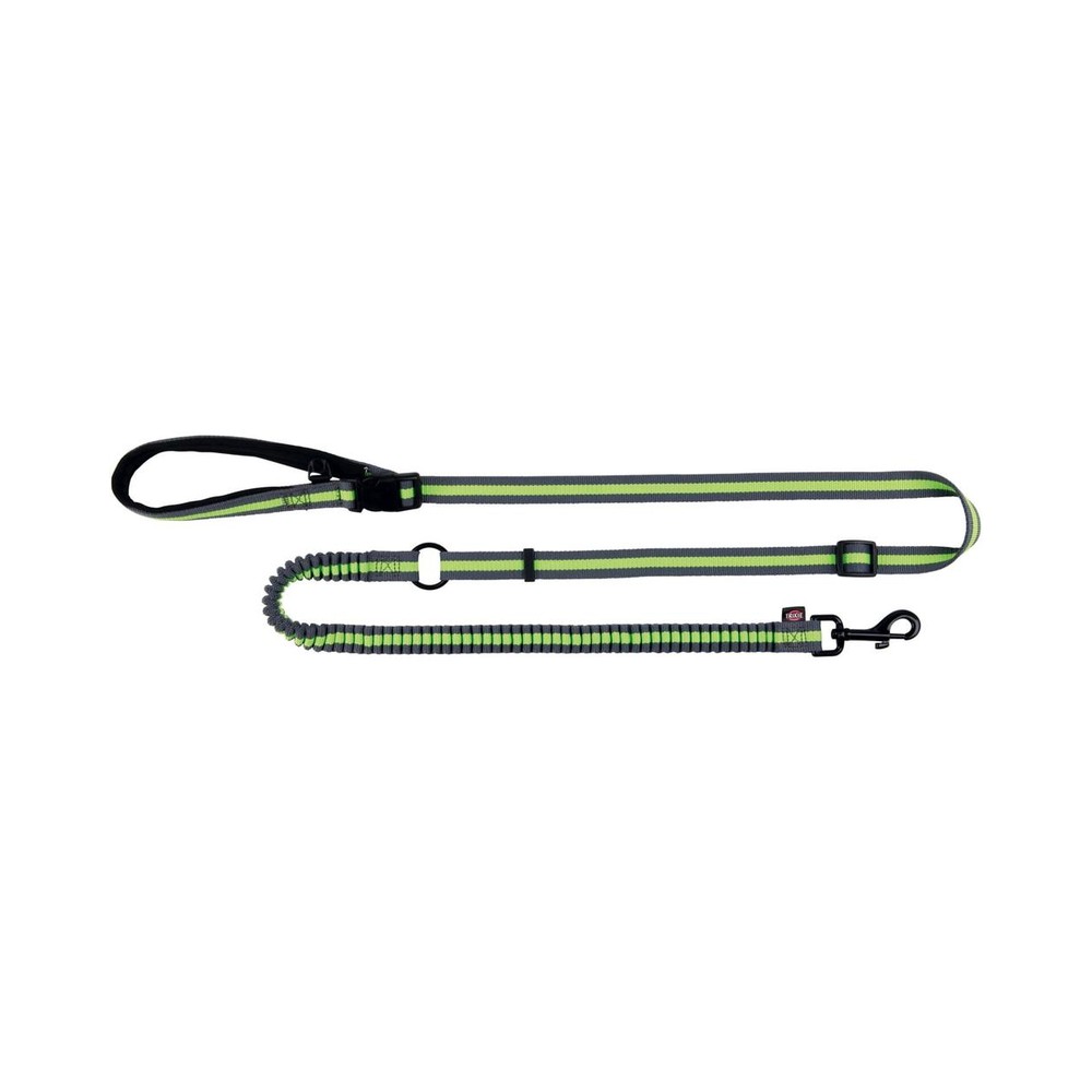 Jogging leash 1.33-1.80 m/20 mm grey/gre