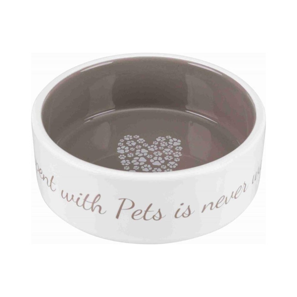 Pet’s Home bowl cer.0.3 l/12cm crem/taup