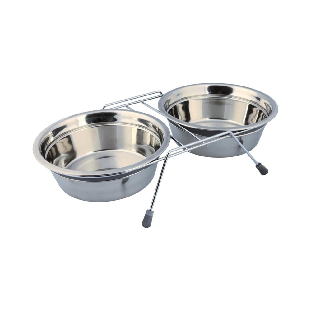 Fóðurskálar á standi 2 × 1.5 l/ø 21 cm