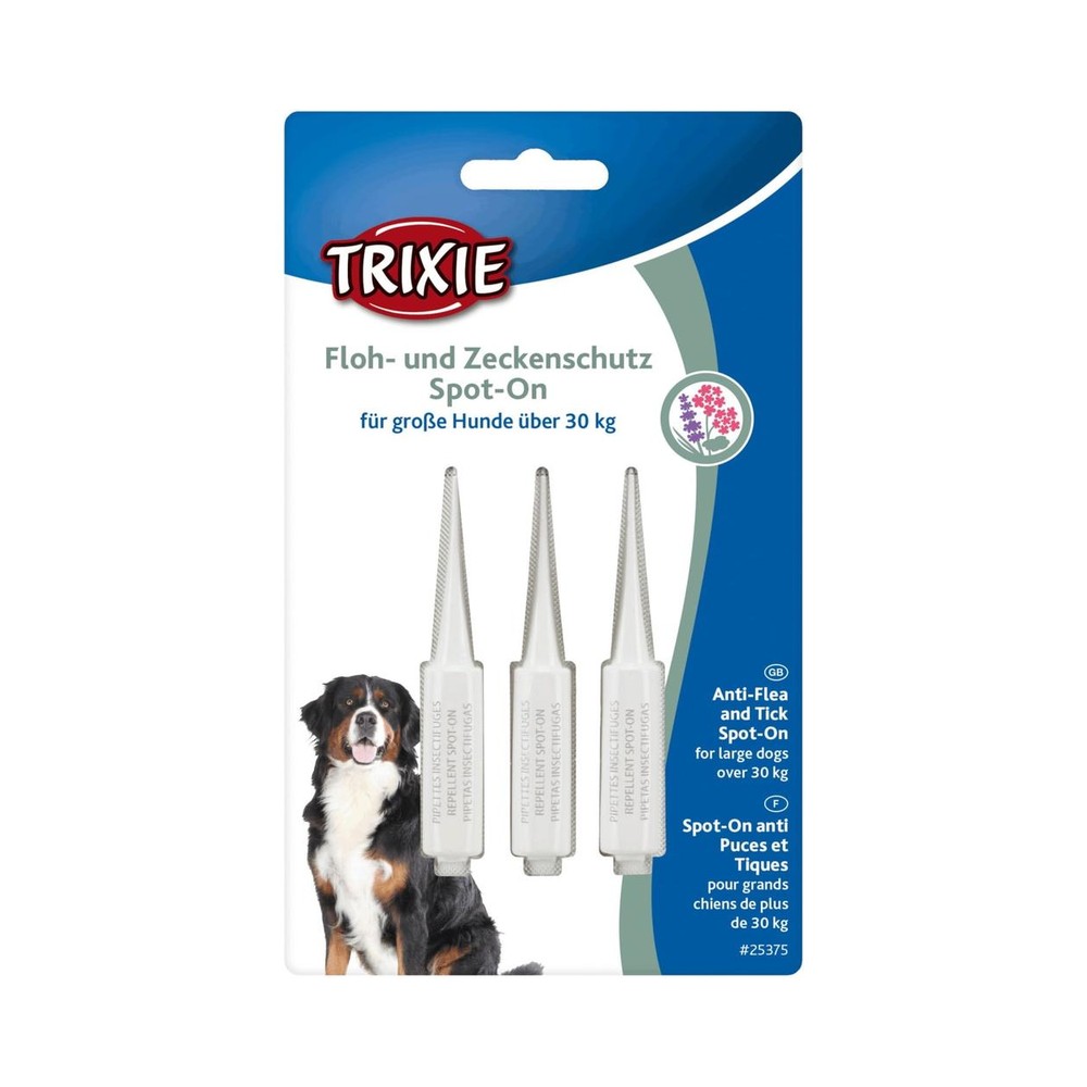 Spot-On Flóadropar 30kg + 3*5 ml