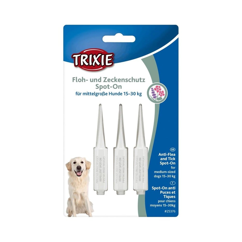 Spot-On Flóadropar 15-30kg 3*5ml