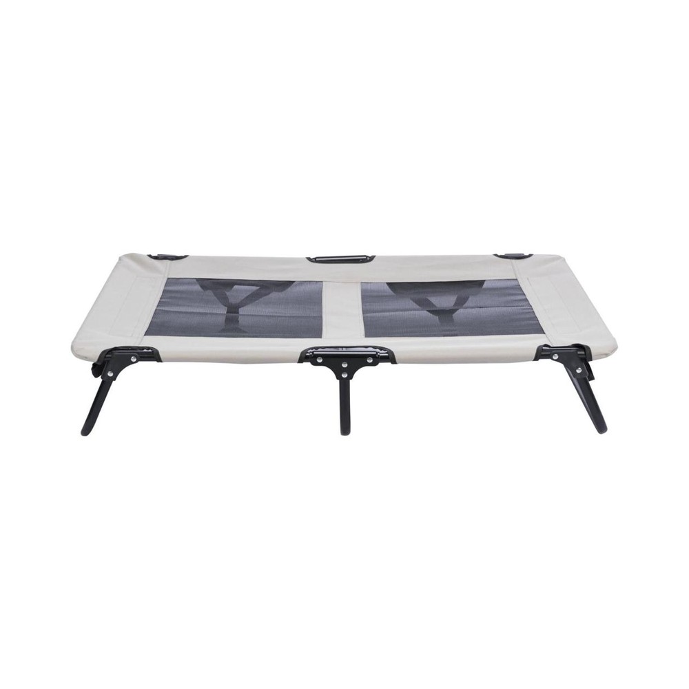 Dog lounger Rúm 99x19x60 cm grátt/svart