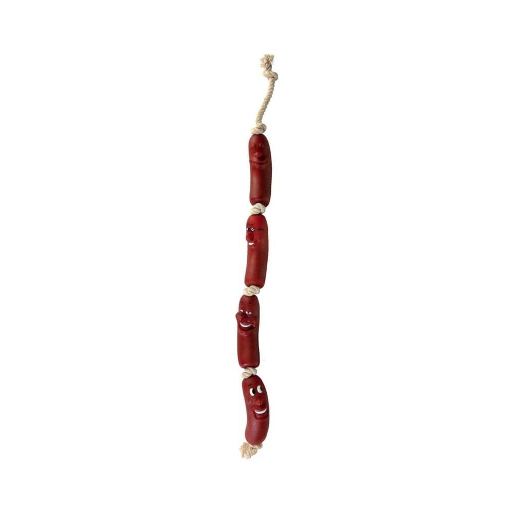 Pylsur á bandi 4stk, 75 cm