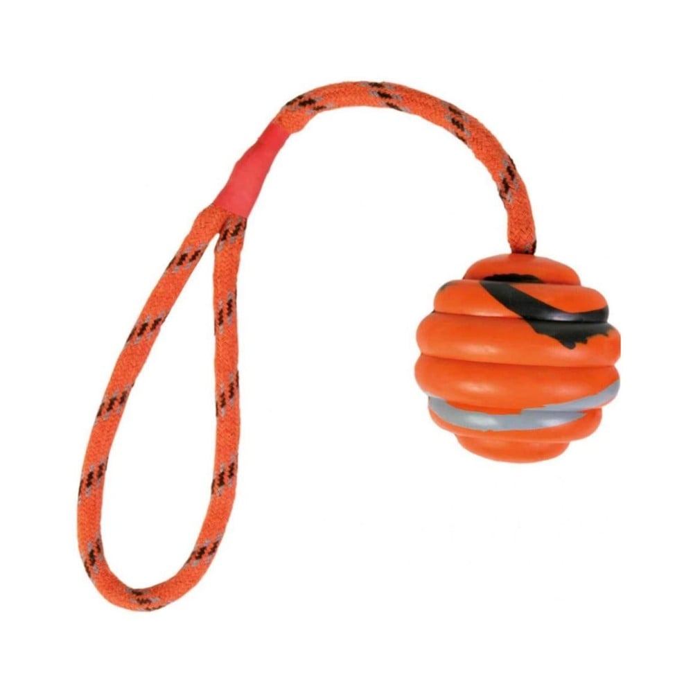 Wavy Ball On A Rope Natural Rubber 6/30Cm