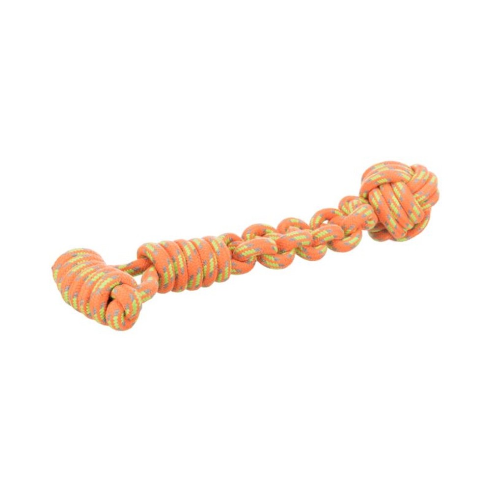 Playing rope w.woven-in ball 8/38cm