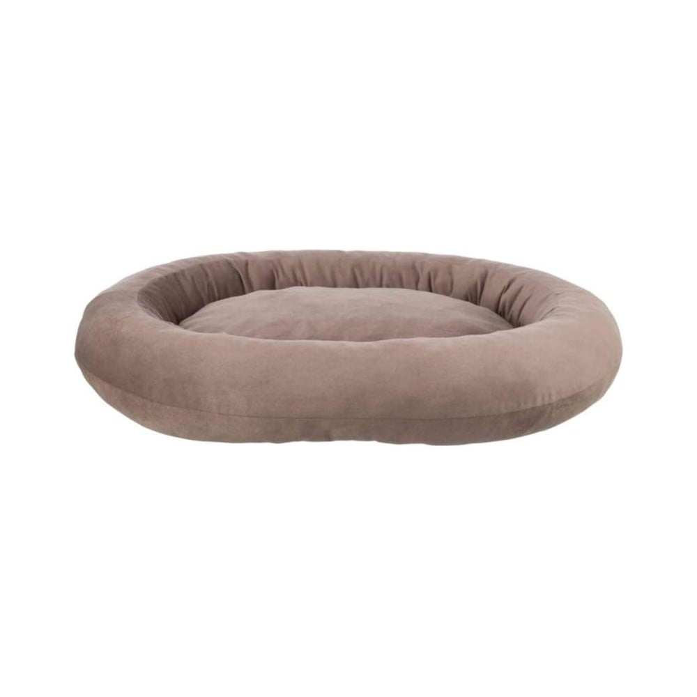 Talia bed oval 80×65 cm brown