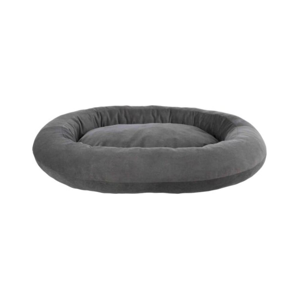 Talia bed oval 80×65 cm dark grey