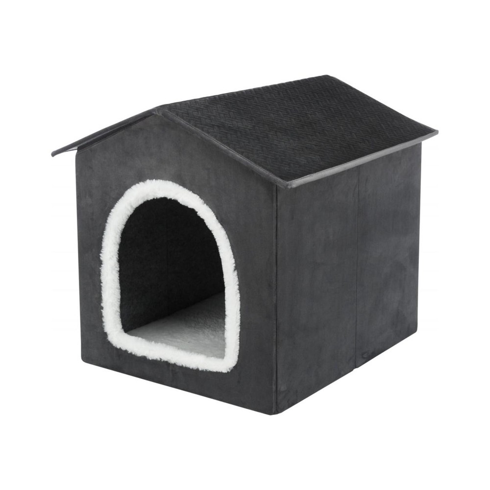 Livia cave 50x50x54 cm darkgrey/white