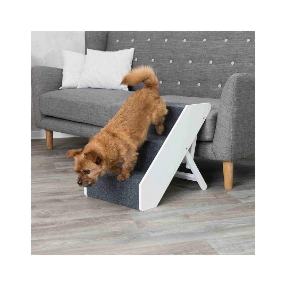 Tröppur MDF stillanlegar 40×67 cm hvítar