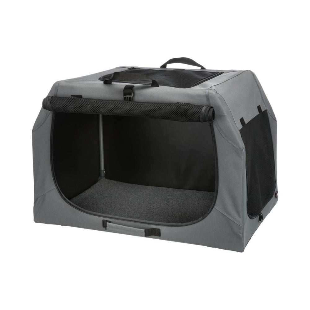 Easy Soft Kennel S-M 71x49x51cm grey