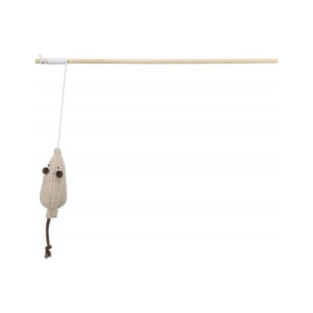 Playing rodmouse wood/fabric catnip 40cm