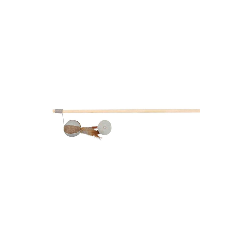 Playing Rod Ball With Feathers 50 Cm