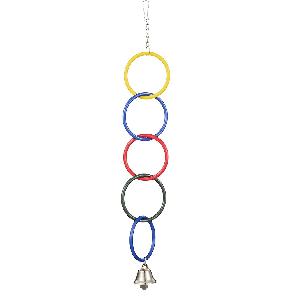 Toy Rings With Chain And Bell, 25 Cm