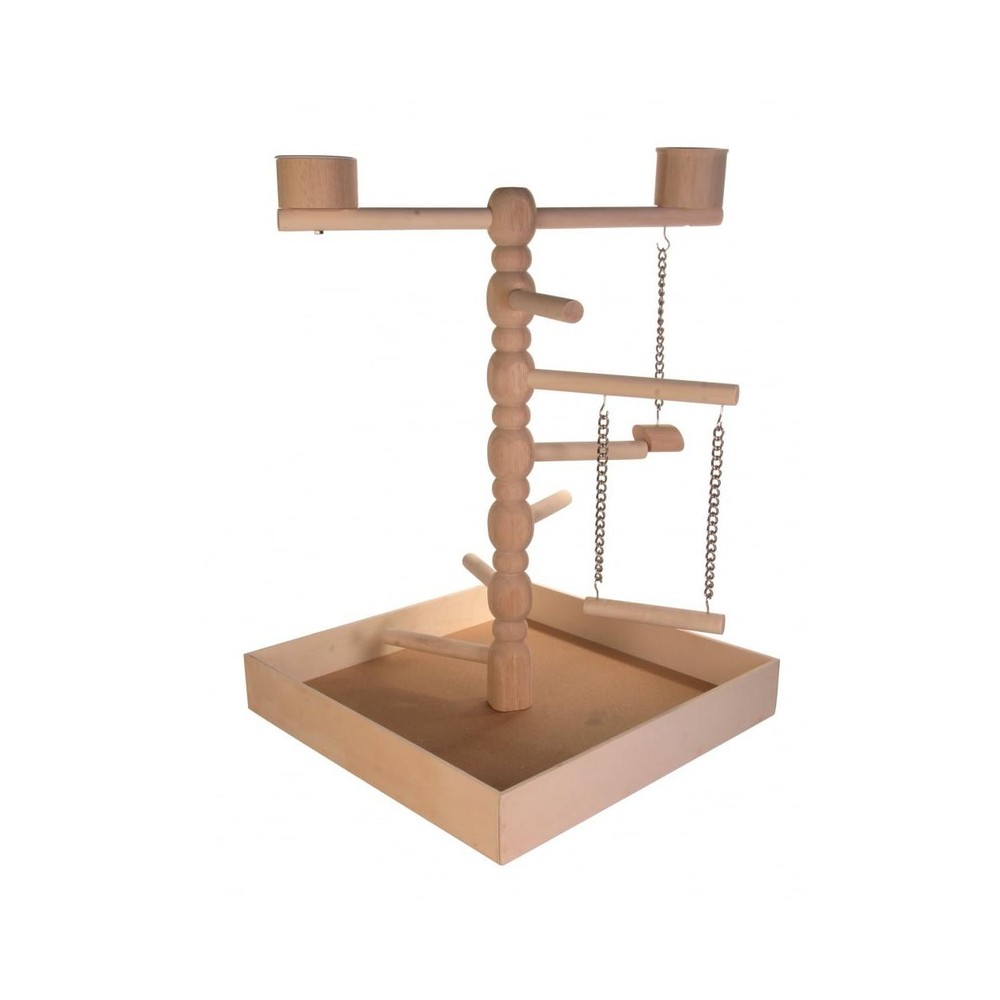 Wooden playground, 41 × 55 × 41 cm