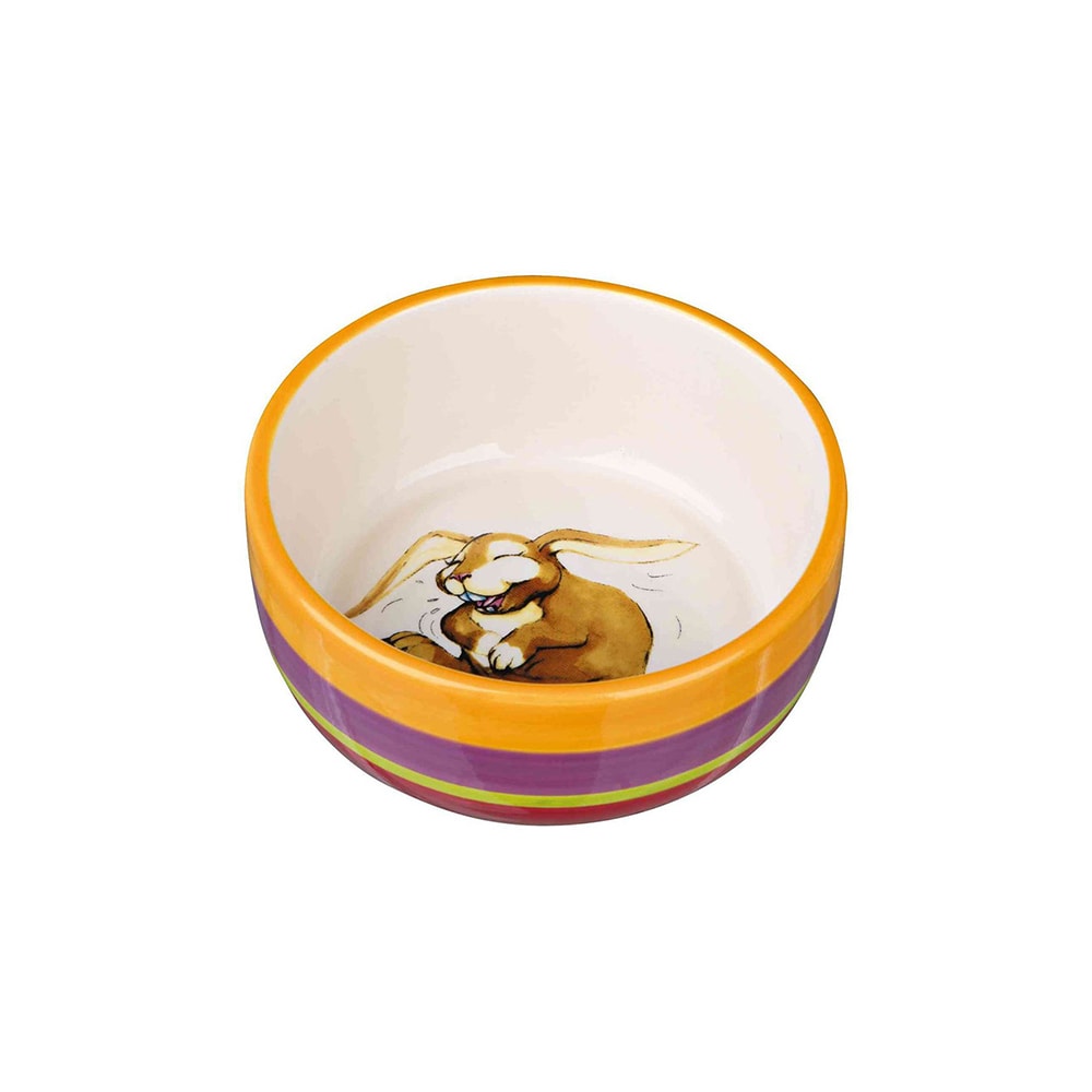 Ceramic Bowl Rabbits 250Ml/11Cm Multi C