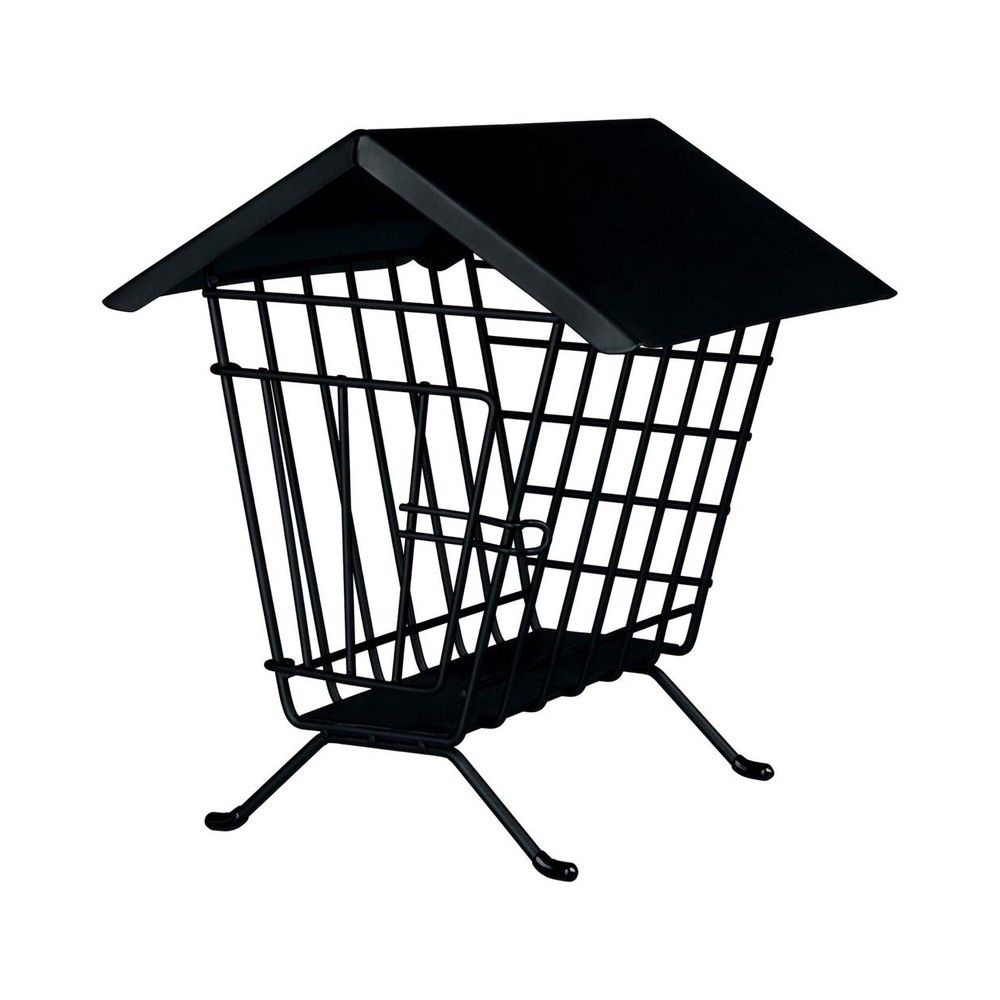 Heyrekki standandi metal 20x23x20cm blac