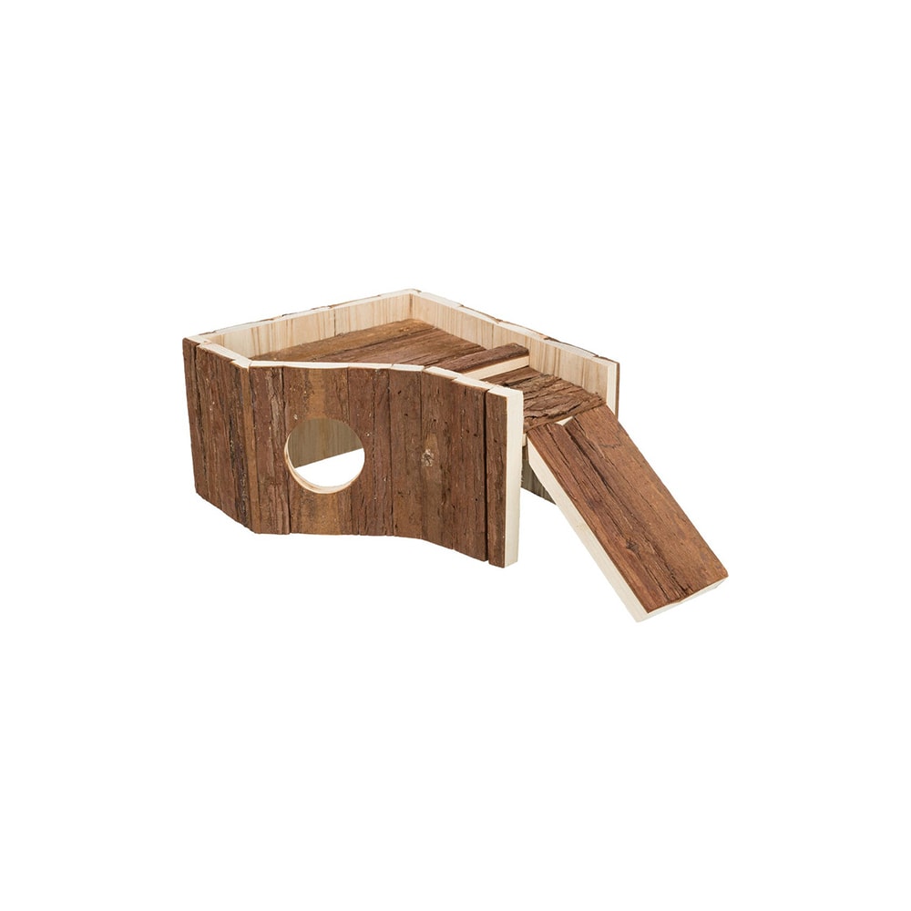 Hedwig house with roof terrace hamster bark wood