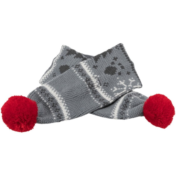 Xmas scarves 2xS/M/L grey/white