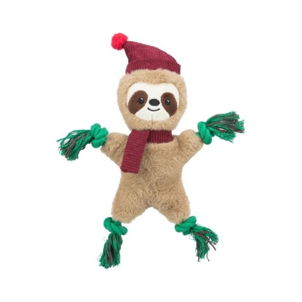 Xmas sloth plush/rope 30 cm