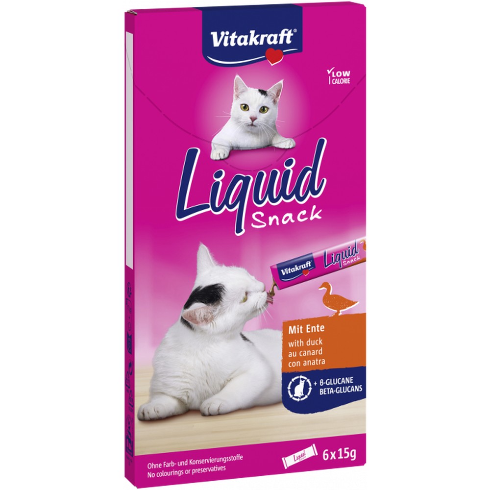 Cat Liquid-Snack Andarkjöt & Beta-Glúkön