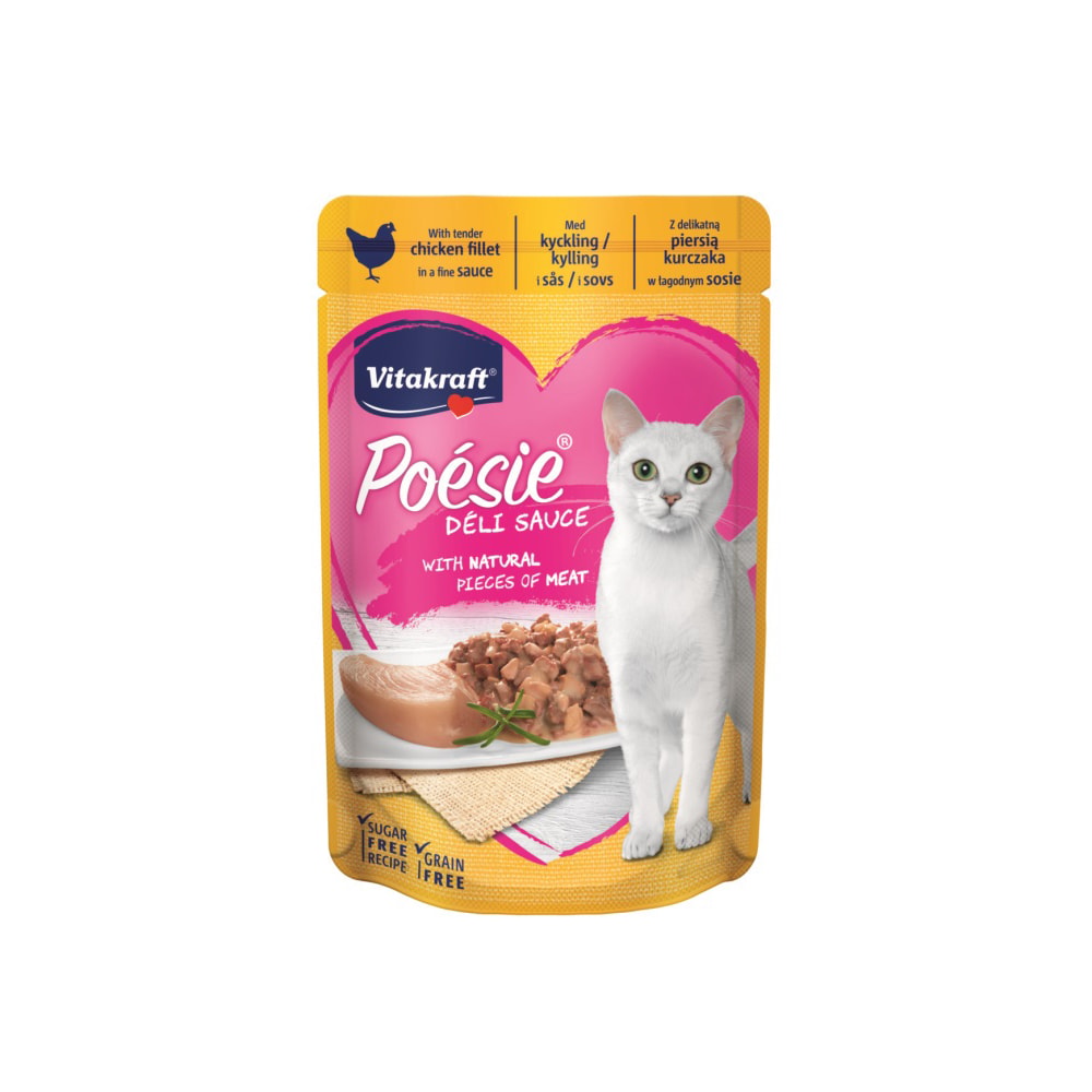 Poésie Délice Kjúklingur 85g Katta