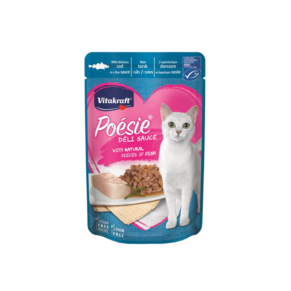 Poésie Délice Þorskur 85G fyrir ketti