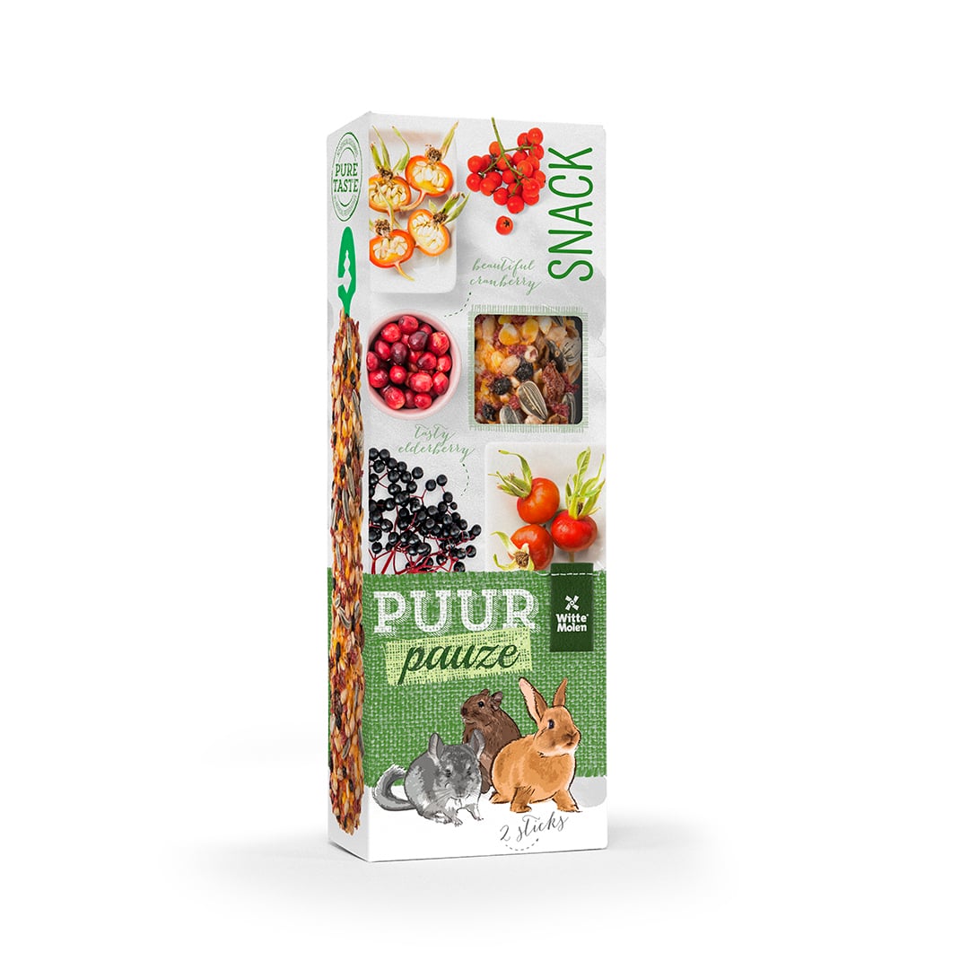 Witte Molen Puur Pauze prik skógarber – 110 g