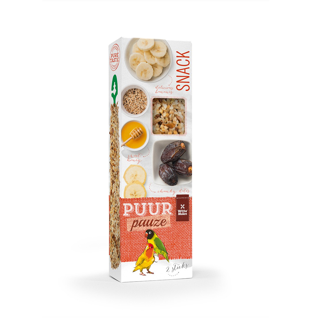 Puur Pauze Sticks Lovebird Honey & Date 60Gr