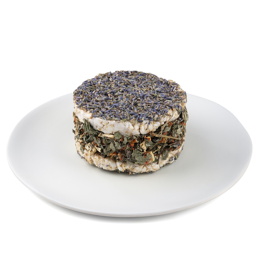 PUUR PAUZE RICE DISK VEGETABLES & HERBS purple