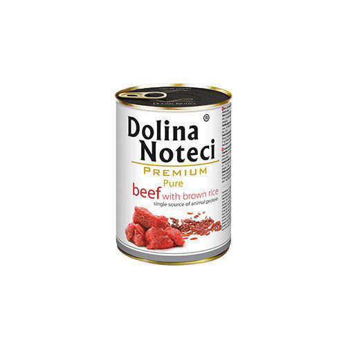 Dolina Noteci Dog Premium Pure – Nautakjöt með Brúnum Hrísgrjónum 400 g