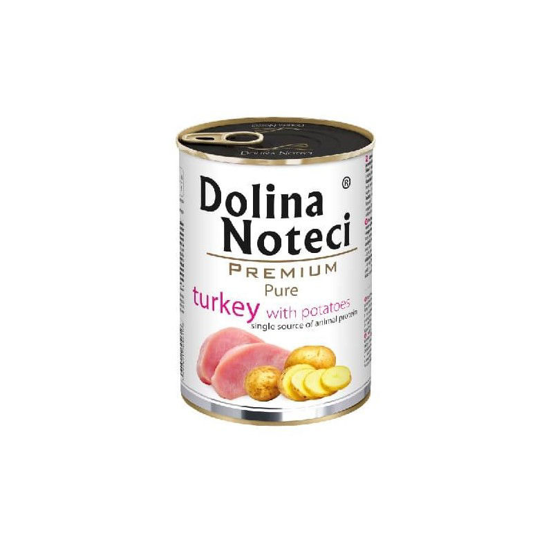 Dolina Noteci Dog Premium Pure – Kalkúnn & Kartöflur 400 g