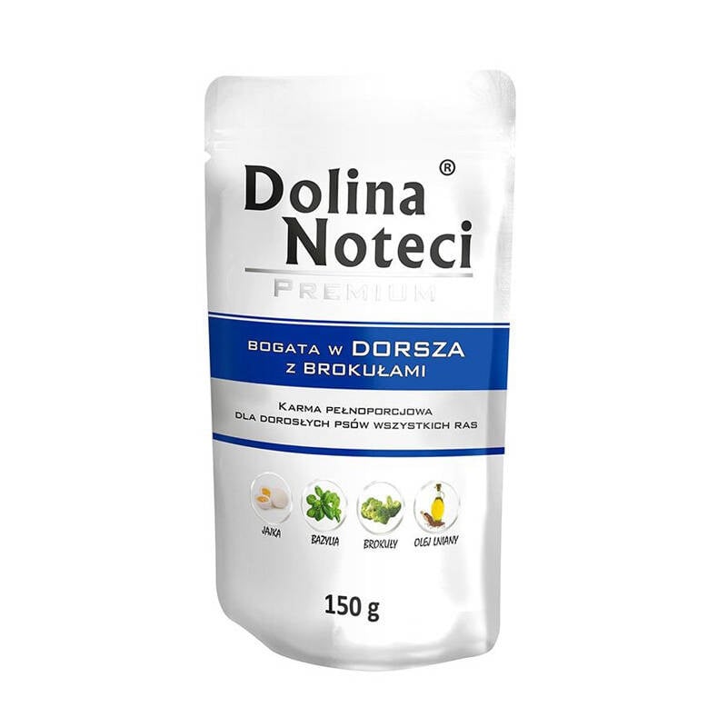 Dolina Noteci Dog Premium Rich In – Þorskur með Brokkolí 150 g