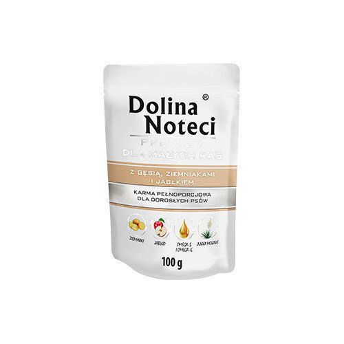 Dolina Noteci Dog – Gæs, Kartöflur & Epli 100g