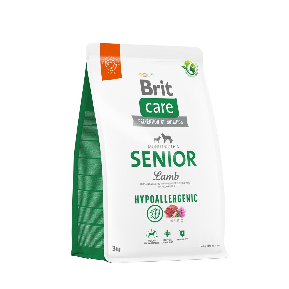 Brit Care Hundafóður Hypoallergenic Senior Lamb 3kg