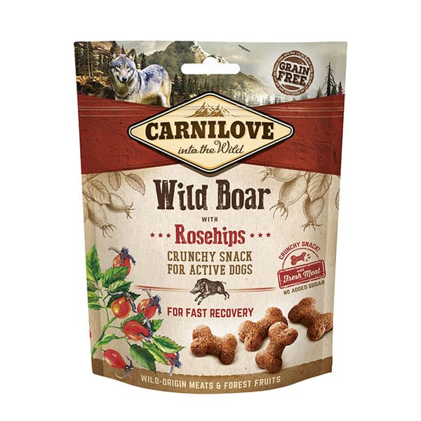Carnilove Dog Crunchy Snack Wild Boar with Rosehips 200 g