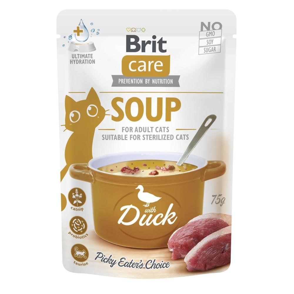 Brit Care Cat Soup with – Önd 75 g