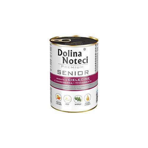Dolina Noteci Dog – Sr. Kálfakjöt, Gulrætur & Timjan 400g