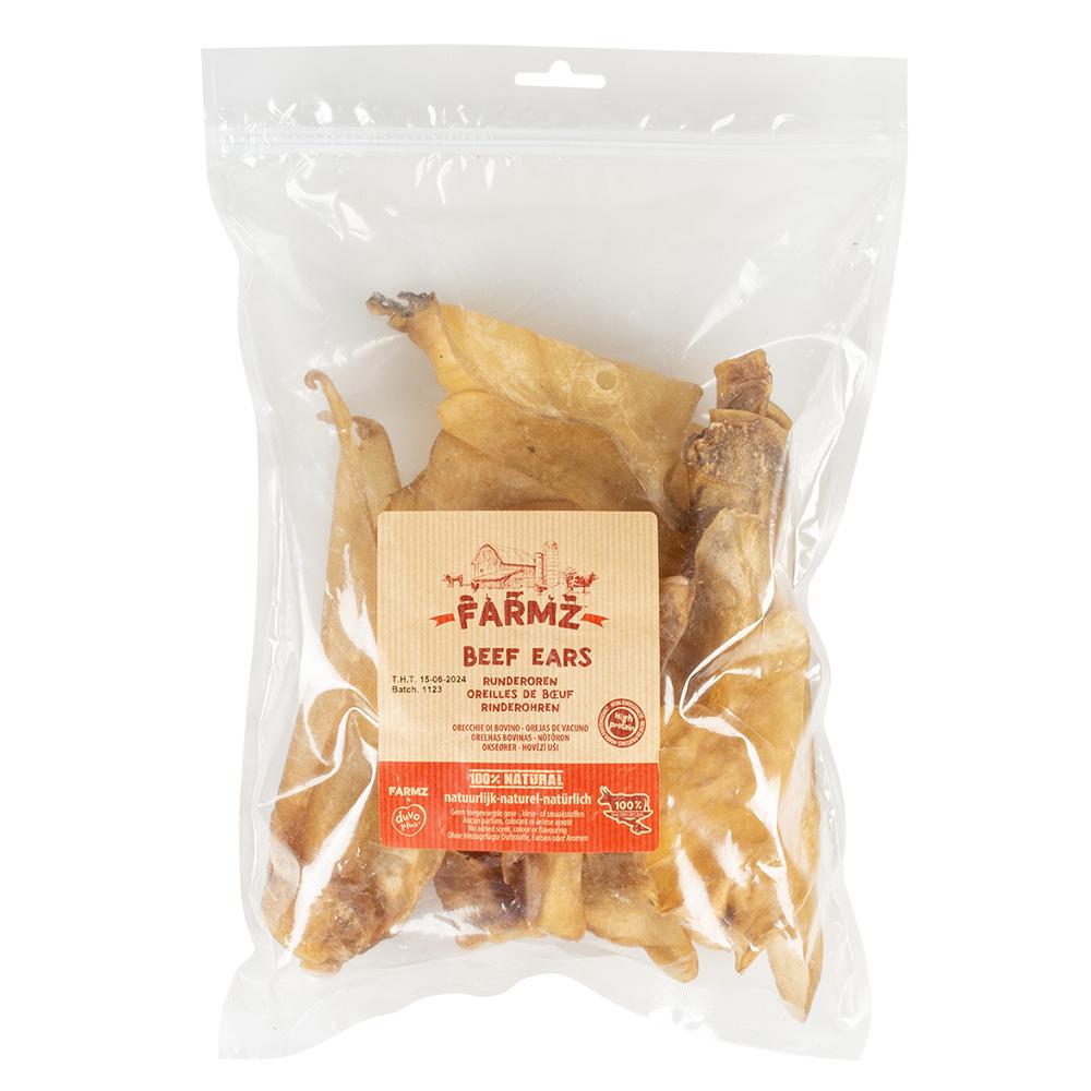 Farmz beef ears +/-250g – 12st – 17x9cm