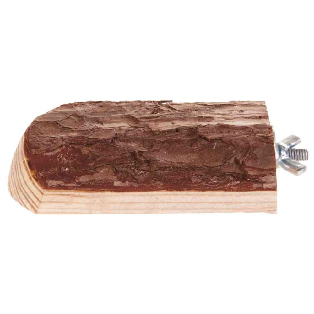 Platform w.screw fixing bark wood 10x15c