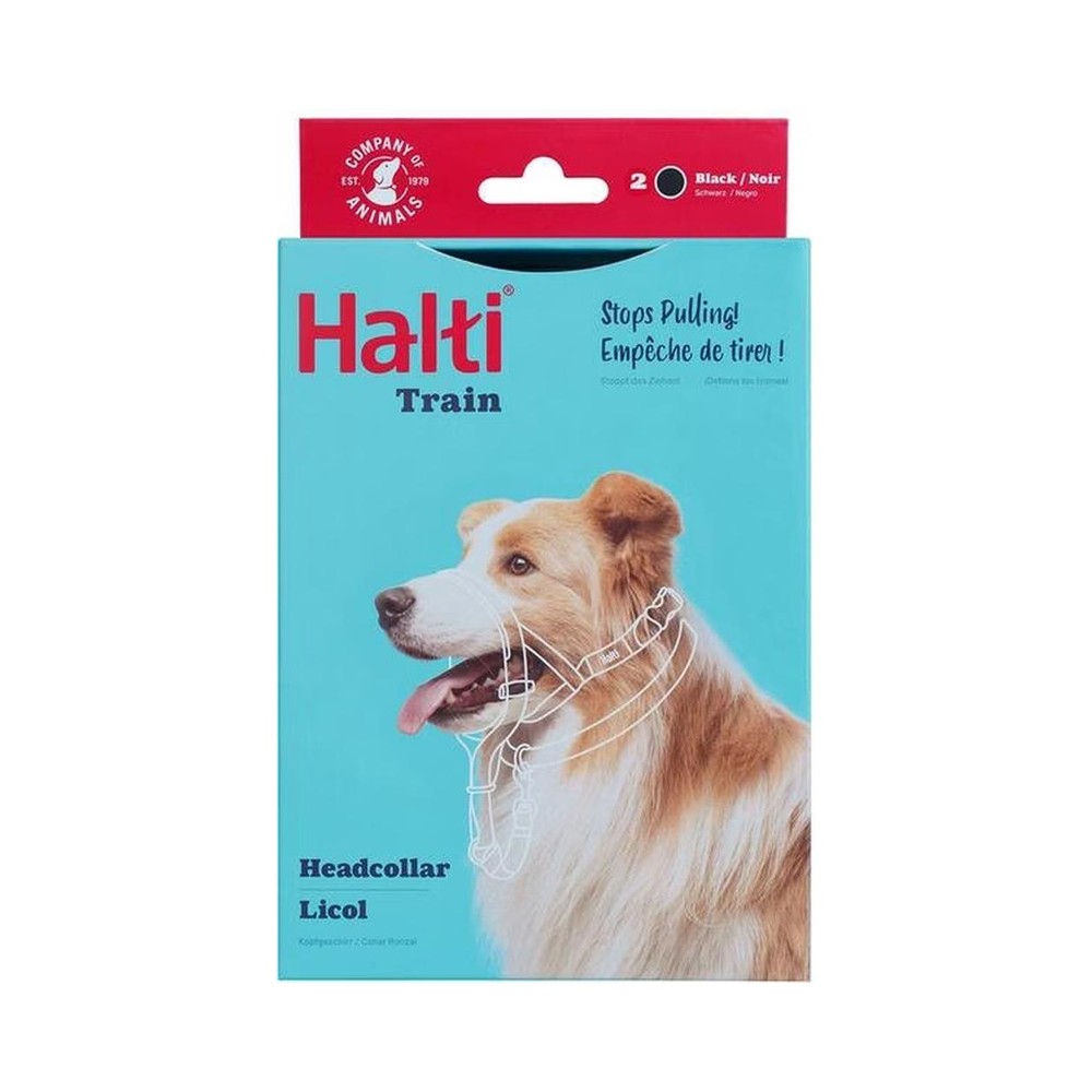 Halti Headcollar Black str. 2: 35-48cm