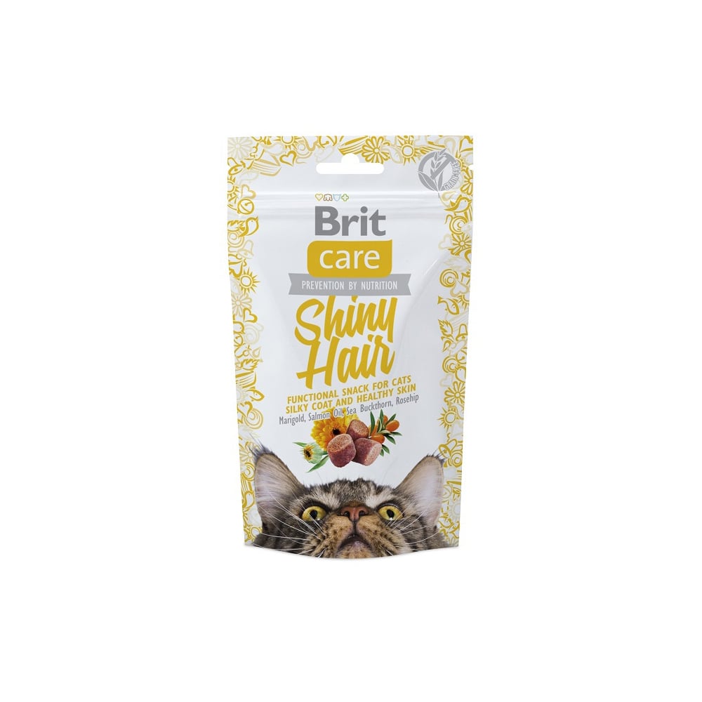 Brit Care Cat Snack Shiny Hair 50G